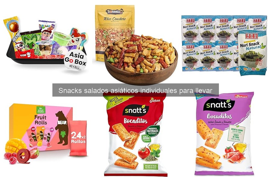 Cómo almacenar snacks salados asiáticos y mantener su frescura