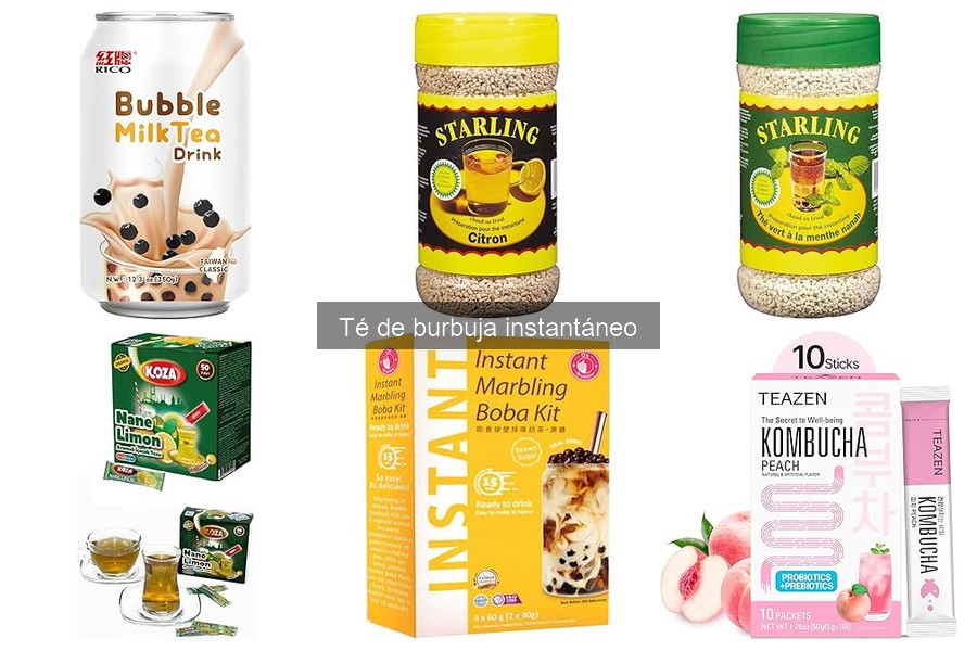 Cómo almacenar té de burbuja instantáneo y conservar su sabor