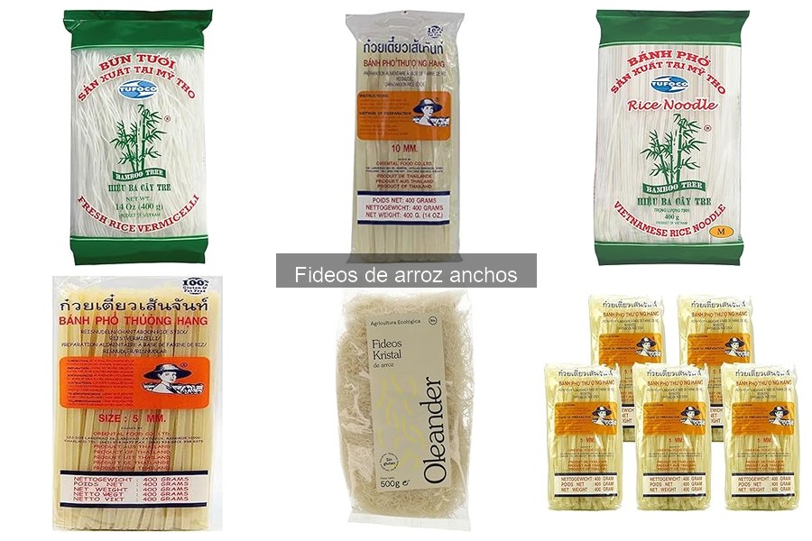 Cómo cocinar fideos de arroz anchos a la perfección
