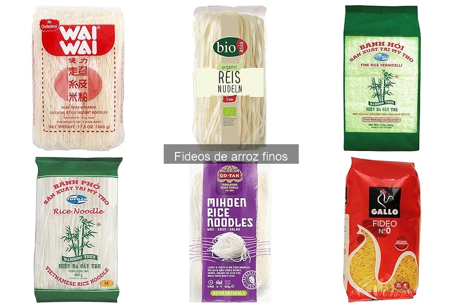 Cómo cocinar fideos de arroz finos: técnica y tiempo