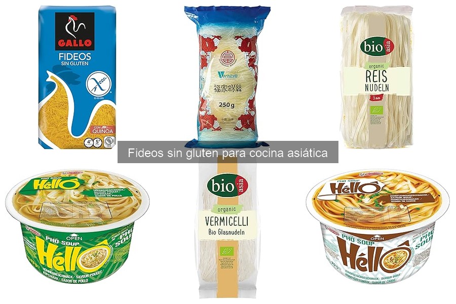 Cómo conservar fideos sin gluten para cocina asiática