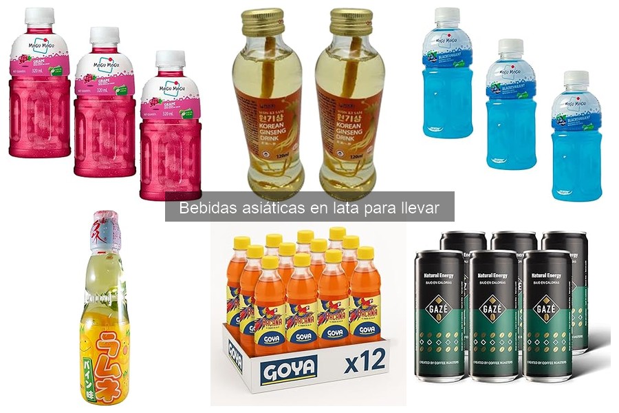 Cómo elegir bebidas asiáticas en lata: guía práctica