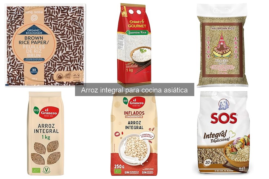 Cómo elegir el mejor arroz integral para cocina asiática