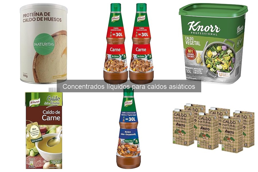 Cómo elegir el mejor concentrado líquido para caldos asiáticos
