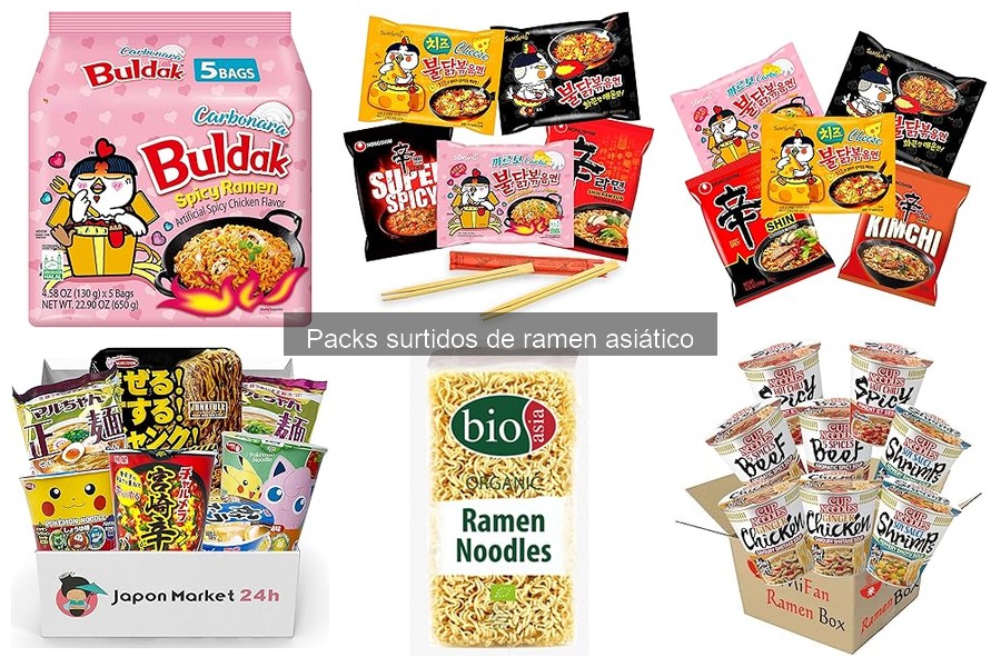 Cómo elegir el mejor pack surtido de ramen asiático
