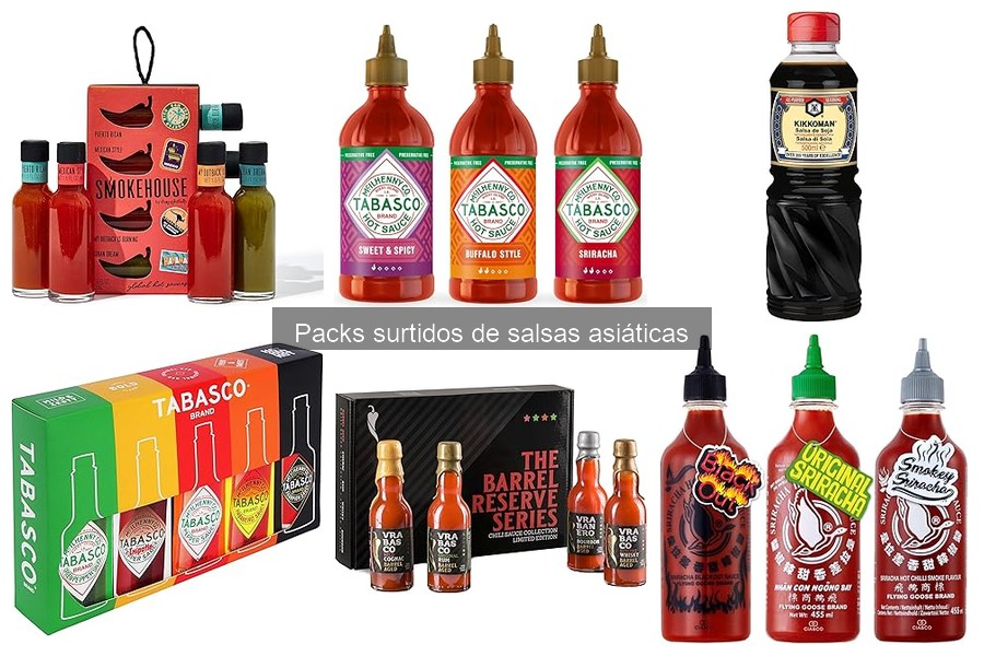 Cómo elegir el mejor pack surtido de salsas asiáticas