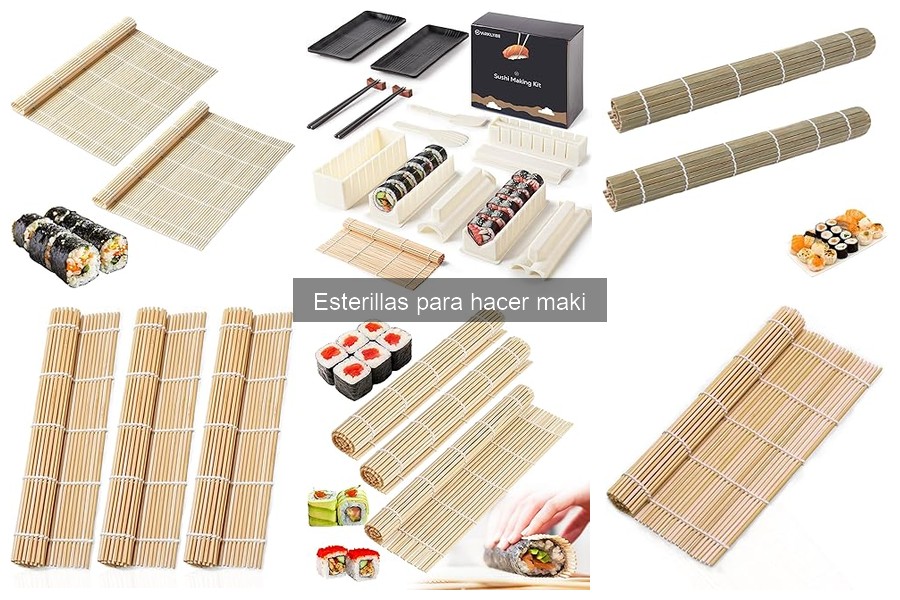 Cómo elegir la mejor esterilla para hacer maki