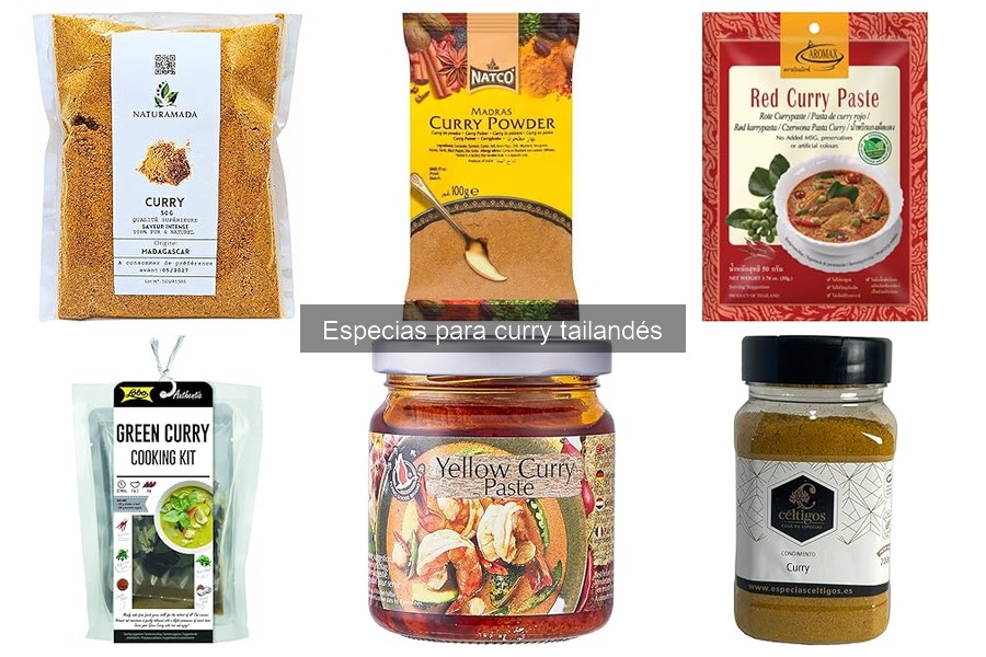 Cómo elegir las mejores especias para curry tailandés