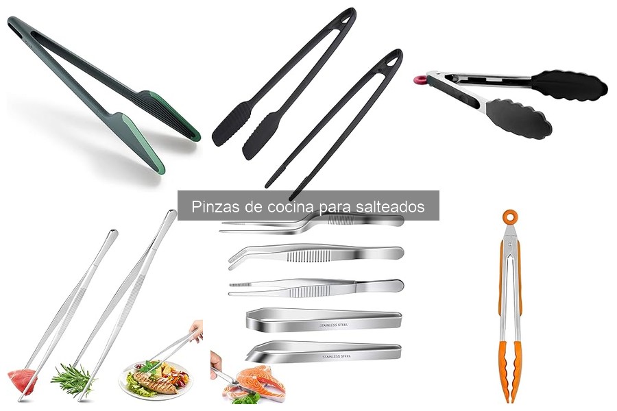 Cómo elegir las mejores pinzas de cocina para salteados