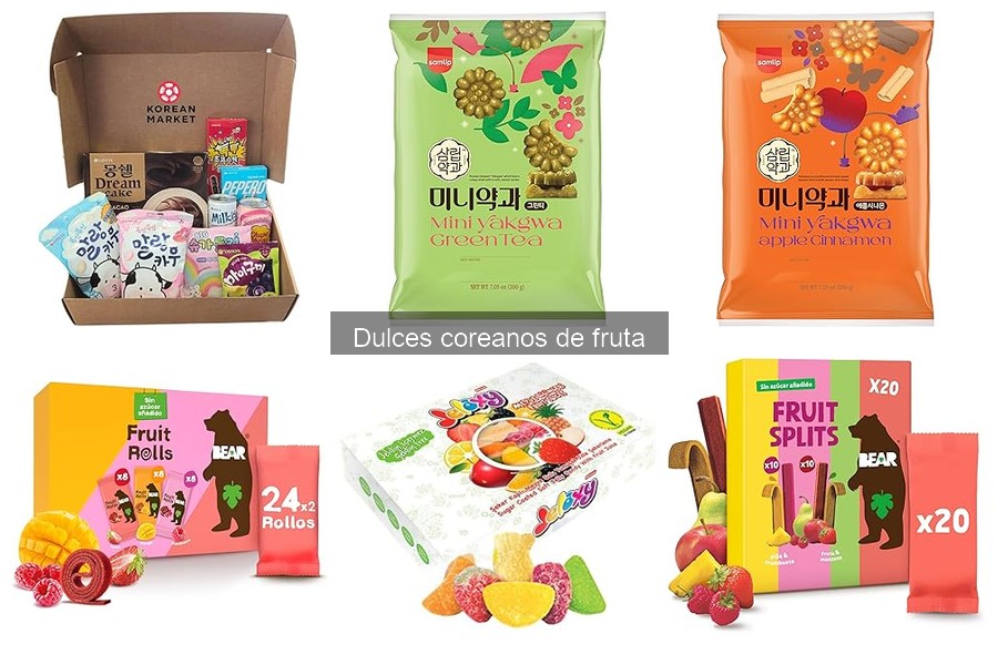 Cómo elegir los mejores dulces coreanos de fruta