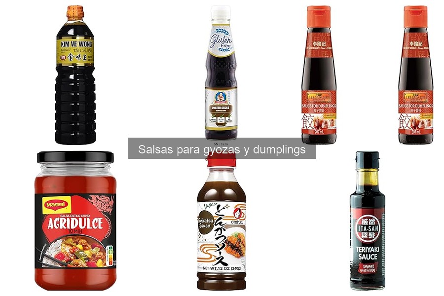 Cómo elegir salsas para gyozas según sus ingredientes