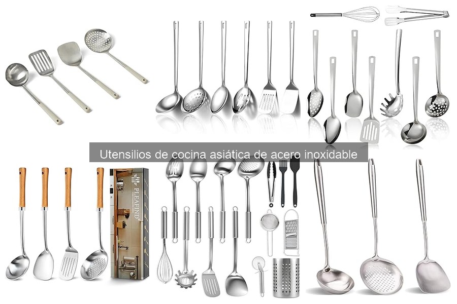 Cómo elegir utensilios de cocina asiática de acero inoxidable