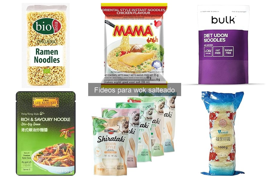 Cómo evitar que los fideos se peguen en el wok