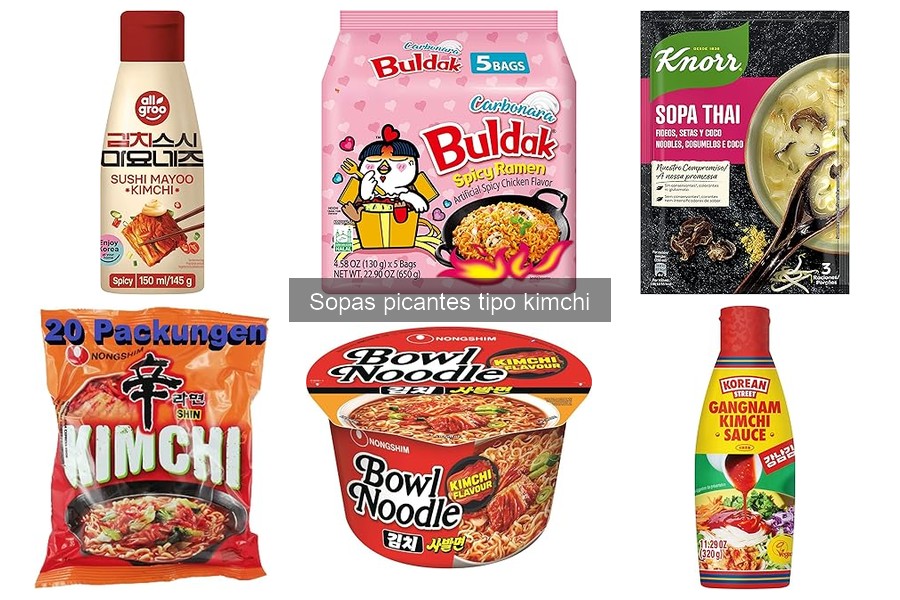 Cómo hacer sopa picante tipo kimchi con ingredientes locales