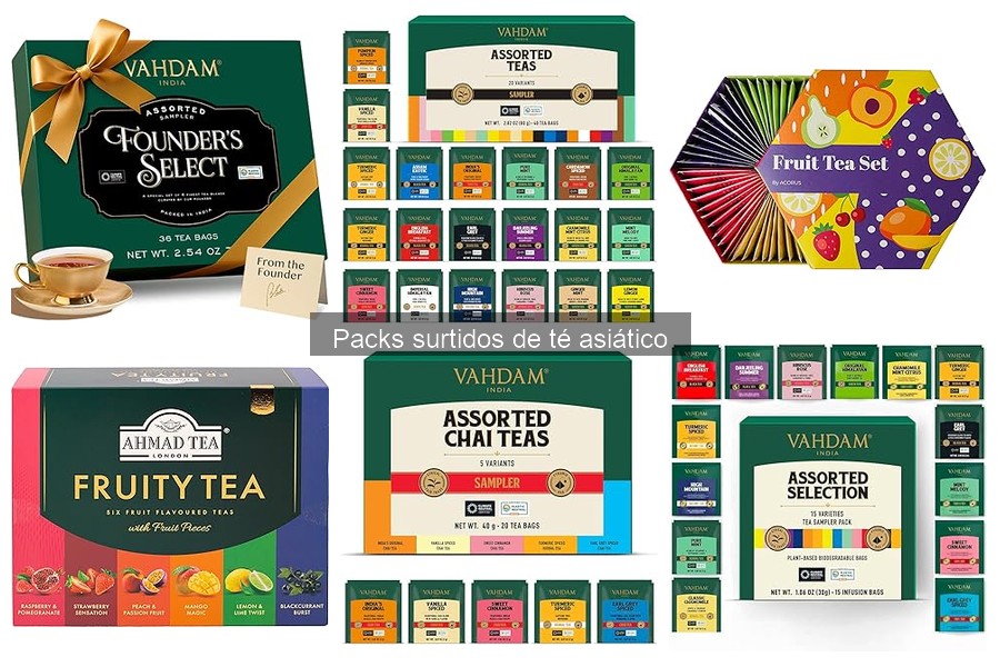 Cómo preparar el té asiático de los packs surtidos