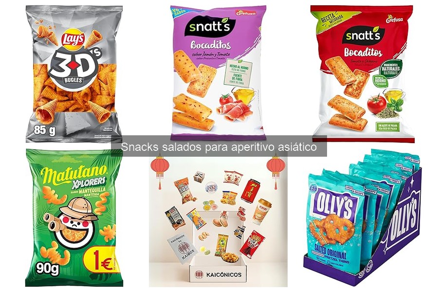 Cómo preparar snacks salados asiáticos en casa