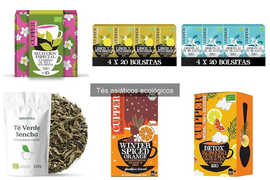 Cómo preparar tés asiáticos ecológicos de manera óptima