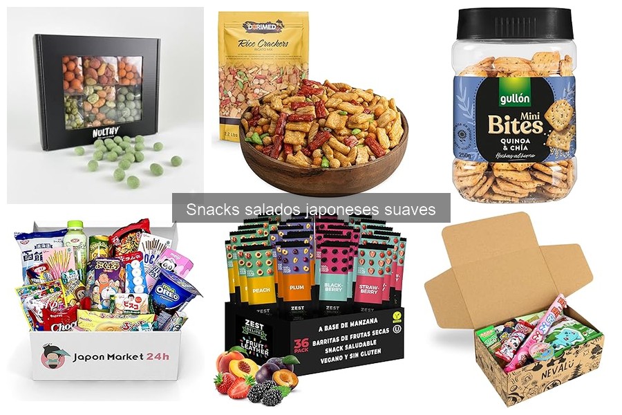 Cómo se hacen los snacks salados japoneses suaves