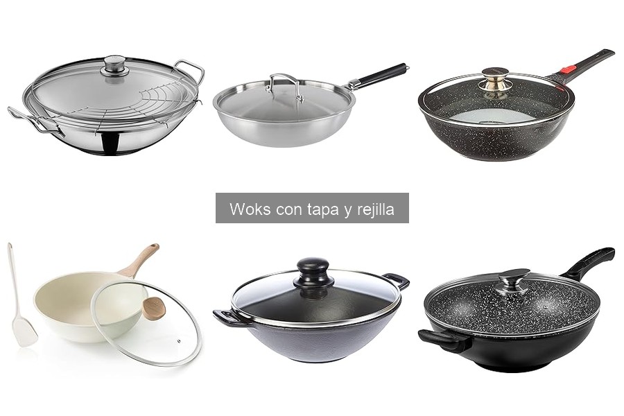 Cómo usar correctamente un wok con tapa y rejilla