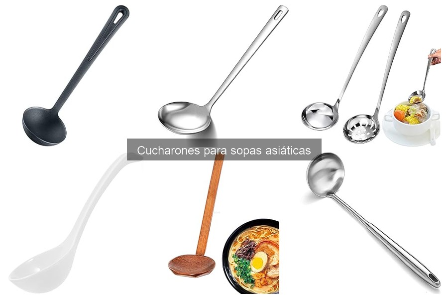 Cómo usar cucharones para sopas asiáticas de forma correcta