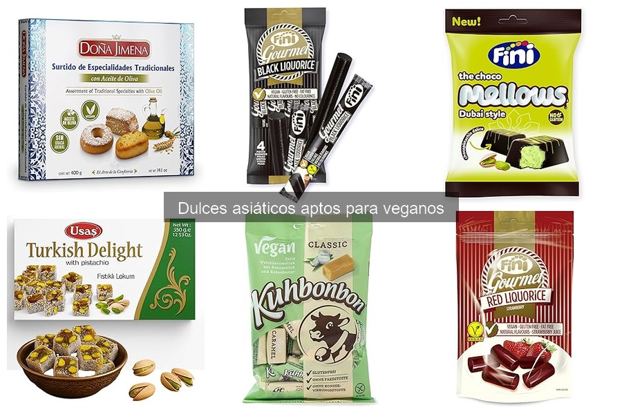 Cómo usar dulces asiáticos veganos en recetas deliciosas