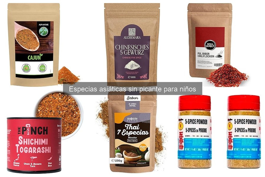 Cómo usar especias asiáticas sin picante en recetas infantiles