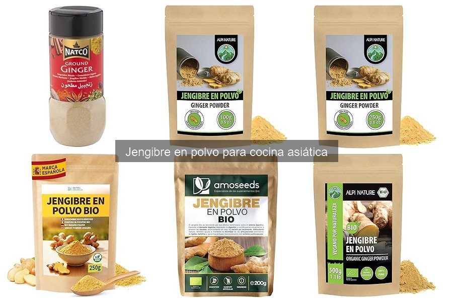 Cómo usar jengibre en polvo en recetas de cocina asiática