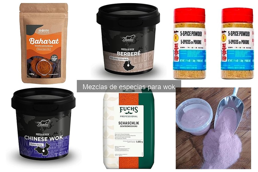 ** Cómo usar mezclas de especias para wok en casa