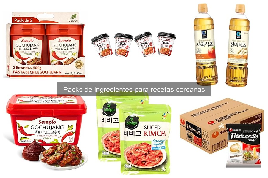 Cómo usar packs de ingredientes para recetas coreanas