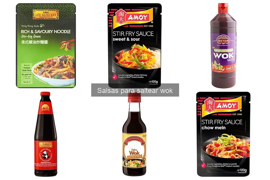 Cómo usar salsas para saltear en wok con éxito