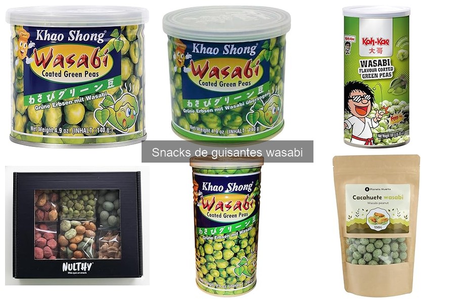 Cómo usar snacks de guisantes wasabi en tus recetas