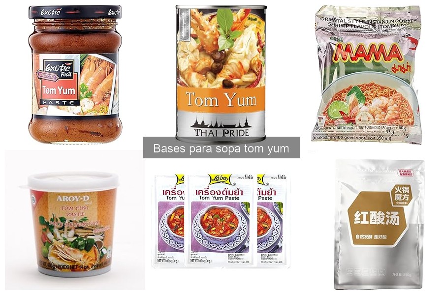 Cómo usar una base para preparar sopa tom yum deliciosa