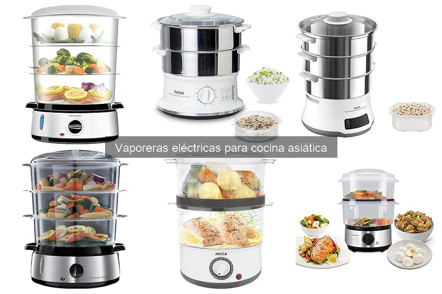Cómo usar una vaporera eléctrica para cocinar al vapor