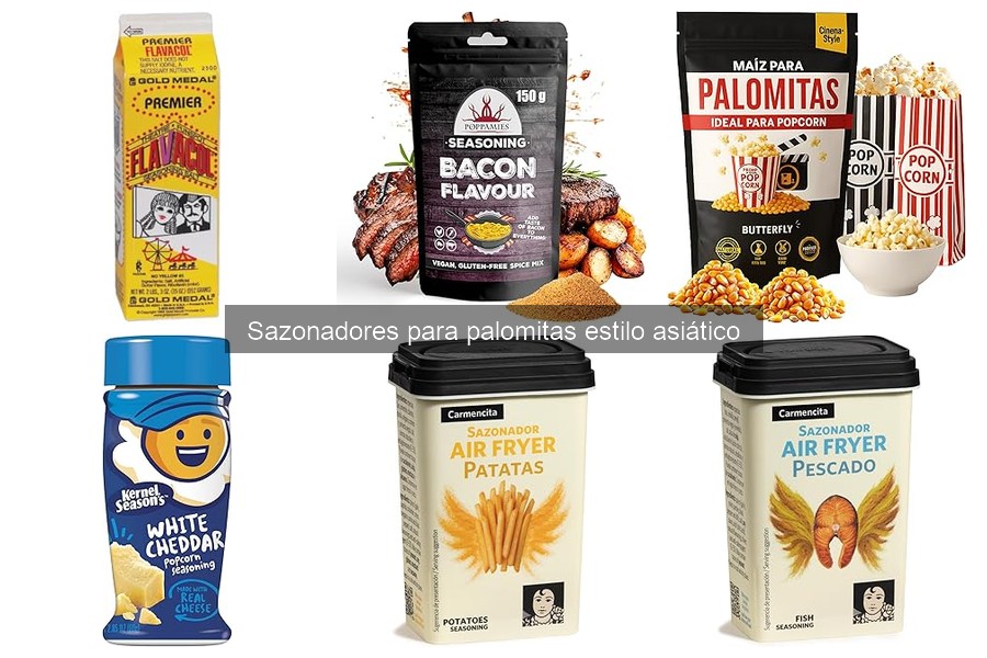 Cómo utilizar sazonadores para palomitas al estilo asiático