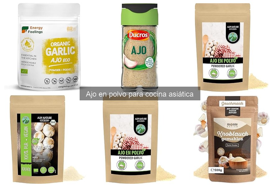 Comparativa: Ajo en Polvo vs. Ajo Deshidratado para Cocina Asiática