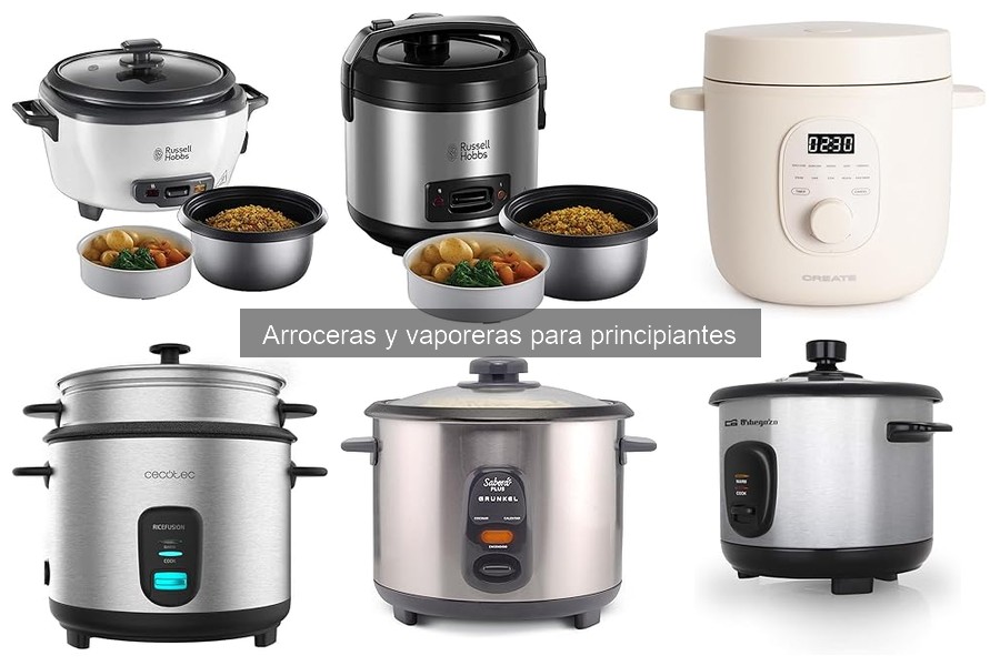 Comparativa: Arroceras eléctricas vs. a vapor para principiantes