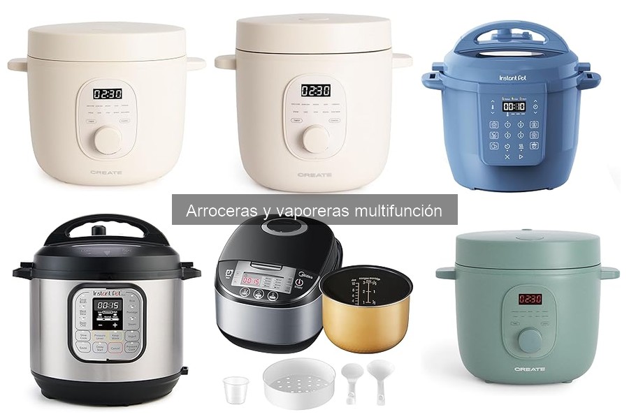 Comparativa: Arroceras vs Ollas de Vapor Multifuncionales