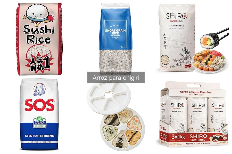 Comparativa: Arroz para onigiri vs. arroz glutinoso