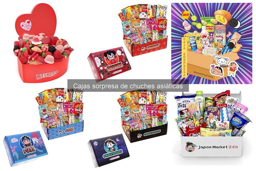 Comparativa: Cajas Sorpresa de Chuches Asiáticas vs. Golosinas