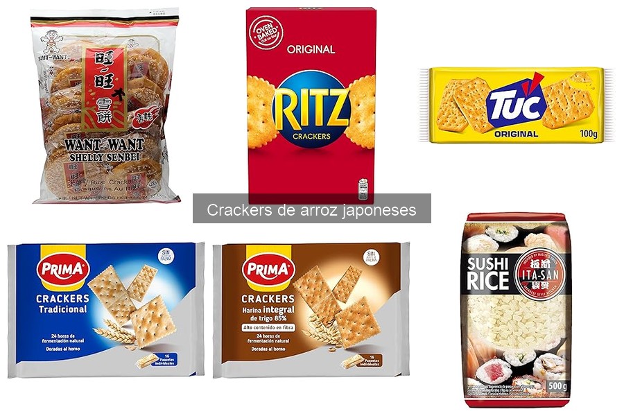 Comparativa: Crackers de arroz japoneses vs. snacks asiáticos