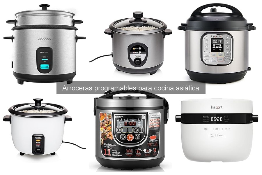 Comparativa de Arroceras Programables y Tradicionales