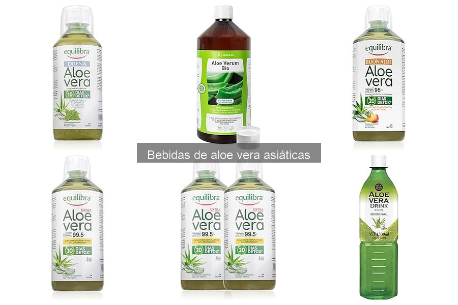 Comparativa de Bebidas de Aloe Vera y Otras Bebidas Saludables