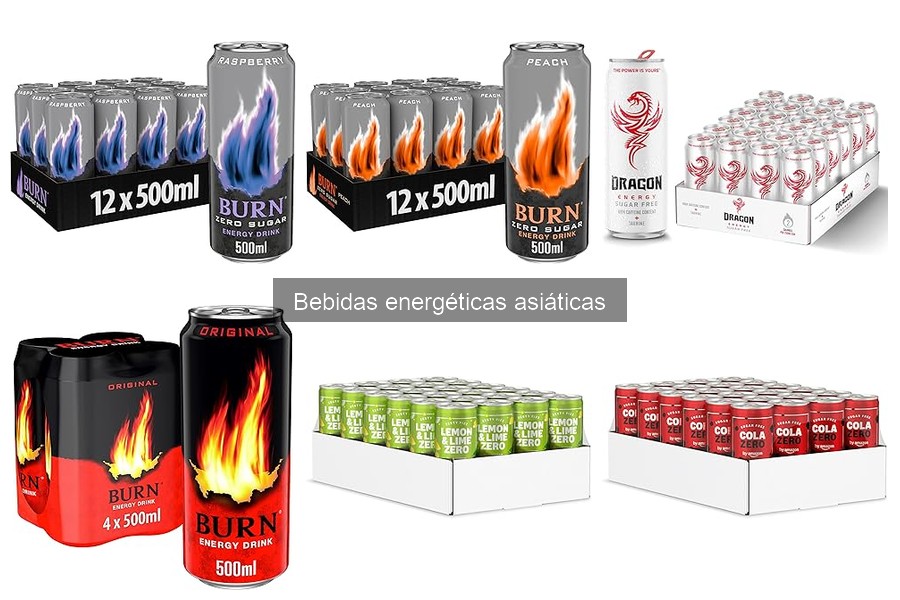 Comparativa de bebidas energéticas asiáticas: Sabor y precio