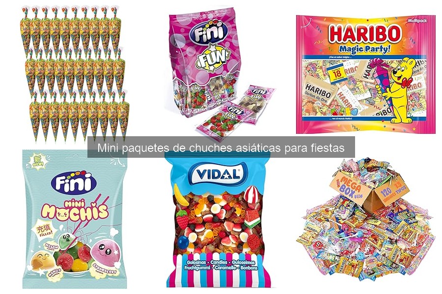 Comparativa de Chuches Asiáticas y Tradicionales para Fiestas