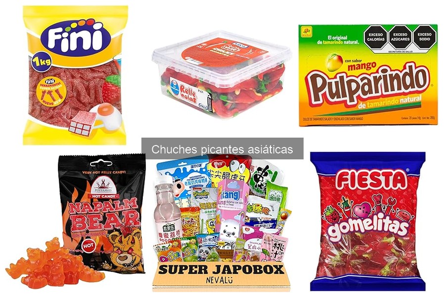 Comparativa de chuches picantes asiáticas: marcas y precios