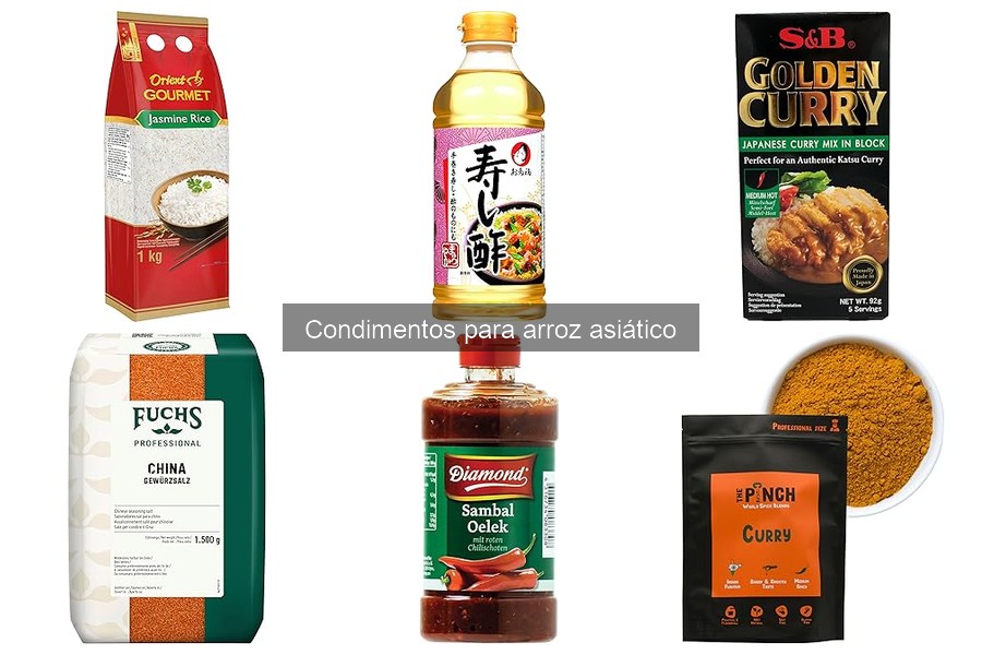 Comparativa de condimentos para arroz asiático: Mejores marcas