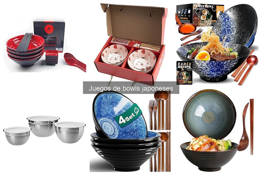 Comparativa de Juegos de Bowls Japoneses: Mejores Marcas