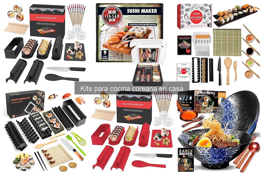 Comparativa de kits de cocina coreana en Amazon