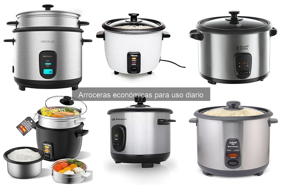 Comparativa de las Mejores Arroceras Económicas para Uso Diario