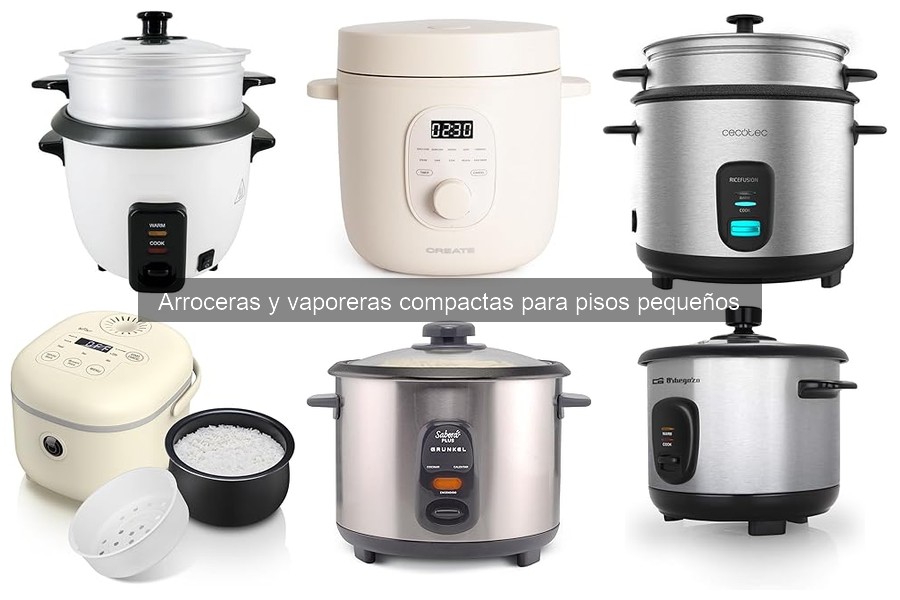 Comparativa de las Mejores Arroceras y Vaporeras Compactas